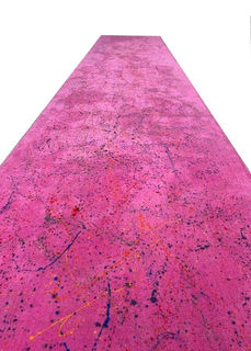 Pink Runner #163 Paint Splatter (L: 6m x W: 1.2m)