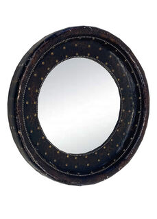 Mirror #4 Xena Mirror Brown Studded Leather (D:1m)