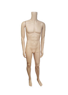 Mannequin #22 Male Full Plastic No Head (H: 1.7m)
