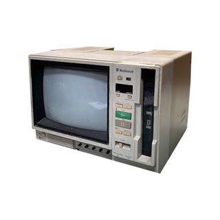 Television #7 National Grey  (H: 29cm W: 39cm D: 34cm)