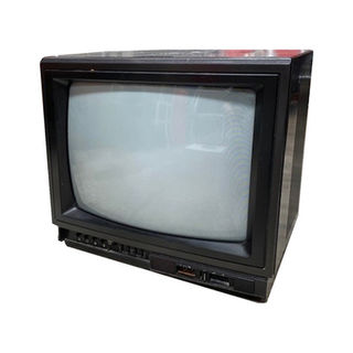 Television #9 Sharp Black  (H: 32cm W: 36cm D: 37cm)