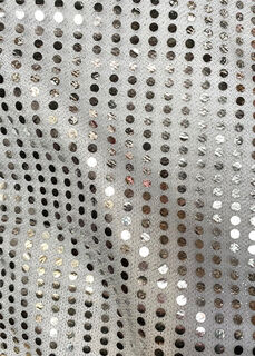 Curtain Sequined Silver (W: 4m x H: 4m)