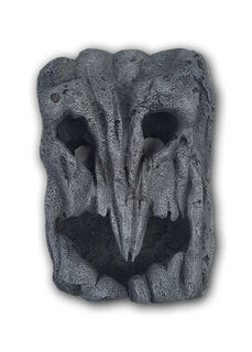 Gargoyle Head #1D Gnarled Wooden Face (H: 50cm x W: 35cm)