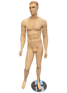 Mannequin #40 Male Full Plaster - “Ansel” (H: 1.87m)