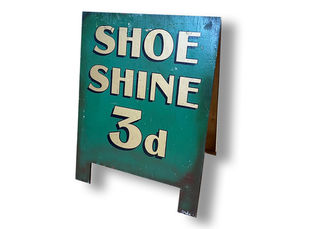 SIGN: Shoe Shine - A frame (H: 60cm W: 45cm)