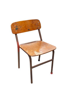 Preschool/Primary School Chair Wooden (H: 64cm x W: 32cm x D: 37cm)