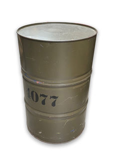 Army 44 Gallon Drums (H: 90cm D: 58cm)