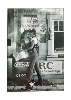Black & White Couple Poster (H: 89cm W: 59cm)