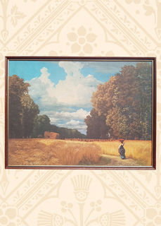 Wheat Field Framed Picture (H: 53cm W: 73cm)