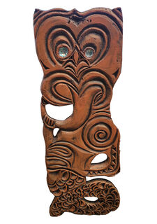 Maori Carving #23 Taniwha Thin (H: 1.6m x W: 0.6m)