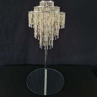 Yellow Chandelier Centrepiece (H: 1m or 0.75cm)