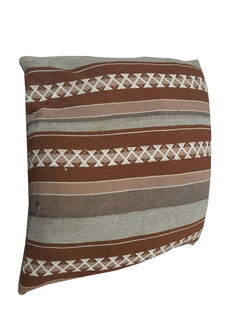 Large Brown Pattern Cushion (80cm)