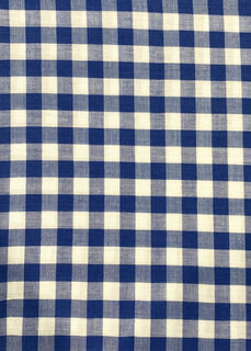 Blue Gingham Table Cloth (1.1m x 1m)