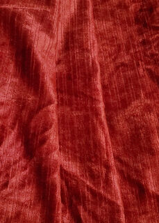 Curtain Red Imitation Corduroy (W: 4m x H: 2m)