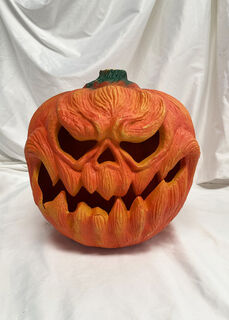 Jack o’Lantern Pumpkin Orange Scary (H: 30cm D: 28cm)