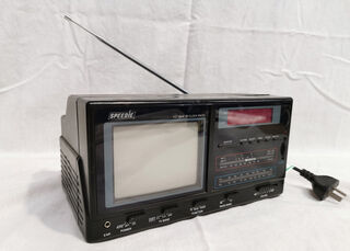 Television #22 Speedie Radio/TV/Alarm (H: 13cm x W: 25cm x D: 16cm)
