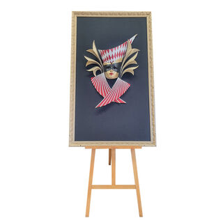 Framed Mask on Easel Combo Assorted