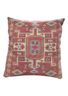 Large Red Aztec Cushion