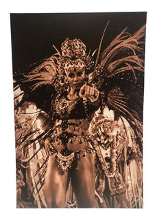 Carnival Performer - Poster Sepia (H: 91cm x W: 61cm)