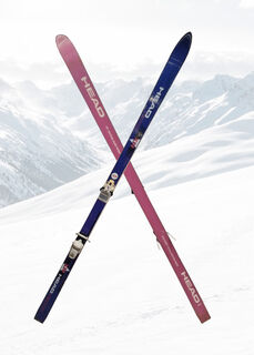 Skis - Purple & Pink - Head (L: 1.9m x W: 8.5cm)