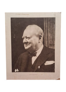 Winston Churchill Poster (H: 45cm x W: 36cm)