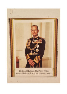 Colour Prince Phillip Poster (H: 64cm x W: 46cm)