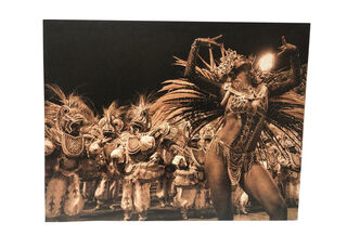 Carnival Performers - Sepia Poster (H: 82cm x W: 106cm)