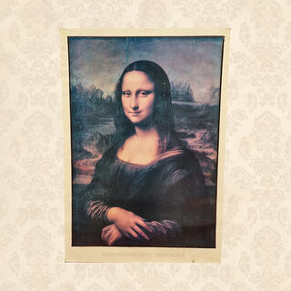 Colour Mona Lisa Poster By Leonardo Da Vinci (H: 70cm x W: 48cm)