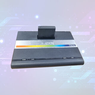 Retro Gaming Console: Atari w/ Cartridge - No Controllers - ( H: 15cm x W: 22 cm x L: 29cm)