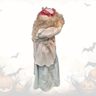 Zombie Crying Doll w/ Skull Showing (H: 84cm x W: 22cm x L: 27cm)