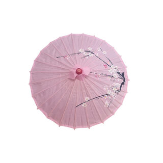 Parasols Small Pink w/ Cherry Blossoms (H: 40cm x Dia: 55cm)
