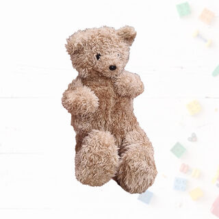 Soft Toy : Animatronic Teddy Bear - Medium - light brown