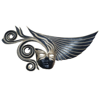 Masquerade Mask Gold & Black (W: 0.97m)