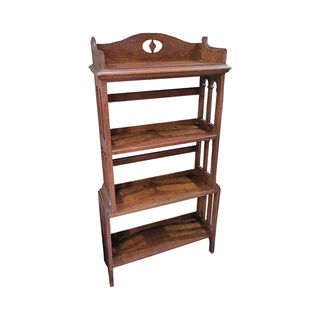 Bookshelf #4 Small Wooden (H: 1.25m x W: 0.64m x D: 0.2m)
