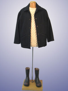 Pea Jacket With Jumper