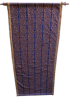 Banner Blue & Gold Medieval (H: 270cm x W: 110cm)