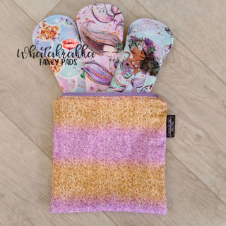 Gold & Purple Glitter - Fancy Wet Bag
