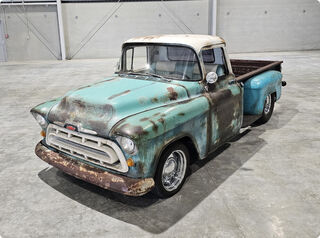 1957 Chevy extra long wheelbase pickup