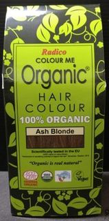  Organic Henna Colour Ash Blonde Radico 100 percent Cert
