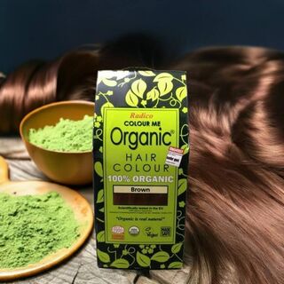 Organic Henna Colour Brown Radico 100 percent Cert 