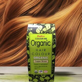 Organic Henna Colour Copper Brown Radico 100 percent Cert