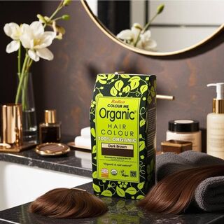 Organic Henna Colour Dark Brown Radico 100 percent Cert