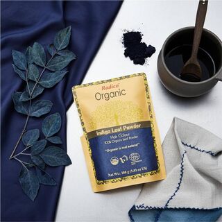 Organic Indigo hair color Radico 100 percent Cert