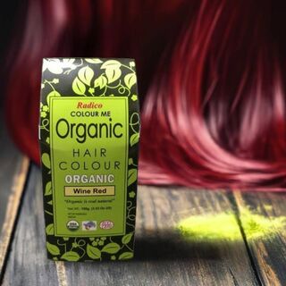 Organic Henna Colour Wine Red Radico 100 percent Cert