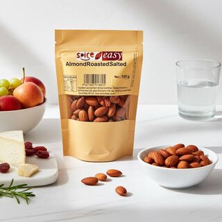 ALMOND ROASTED SALTED 100g