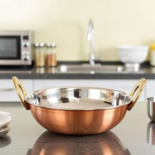 Copper Kadai Large
