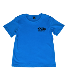 New Wave Kids T shirts - Blue -  black print