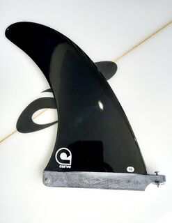 Curve Longboard Single Fibreglass - Black Gloss