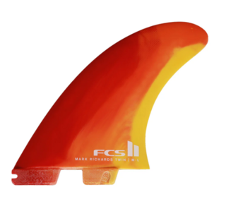 FCS II MR TWIN + STABILISER FIN  - Sunset