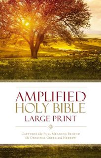 Amplified Bible Large Print (New), Hard Cover